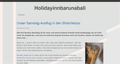 Desktop Screenshot of holidayinnbarunabali.com